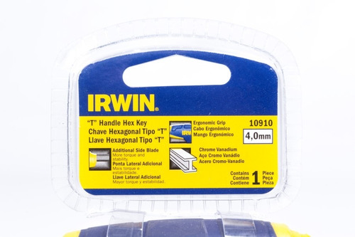 Llave Hexagonal Mango En T 4.0mm Iw10910 Irwin