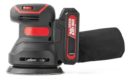 Lijadora Orbital Inalámbrica Hyper Tough Lithium-ion Color Negro Frecuencia