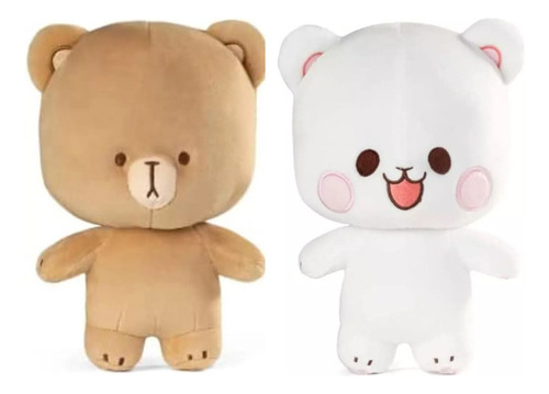 Y Peluche De Leche Y Moca, Peluche De Oso De Leche