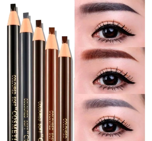 3pzs Lápiz De Cejas Para Diseño Y Delineado Microblading