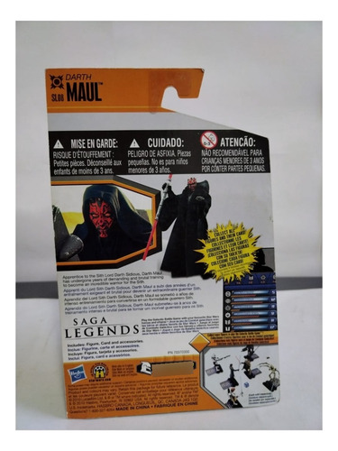 Darth Maul (sl08) Saga Legends Star Wars (Usado)