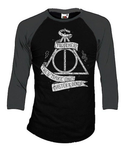 Playeras Harry Potter Manga 3/4 Para Hombre Y Mujer