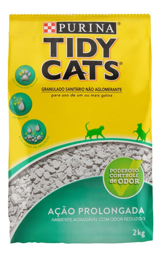 Granulado Sanitário para Gatos Purina Tidy Cats Pacote 2kg