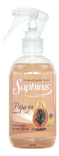 Aromatizador Ropa Textil Saphirus Fragancia Papaya