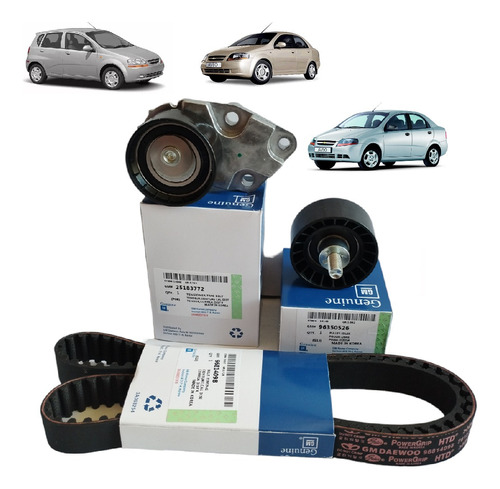 Kit Correa De Tiempo Chevrolet Aveo 1.6 2008