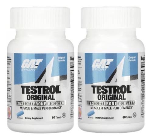 Testrol Original 60 Capsulas Pack 02 Unidades