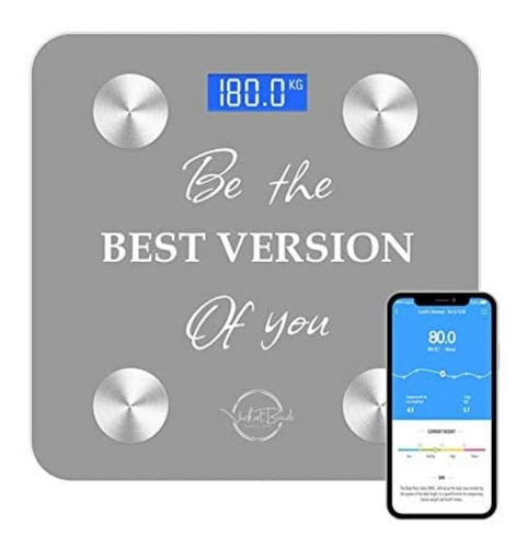 Báscula Digital Inteligente Para Peso Y Grasa Corporal