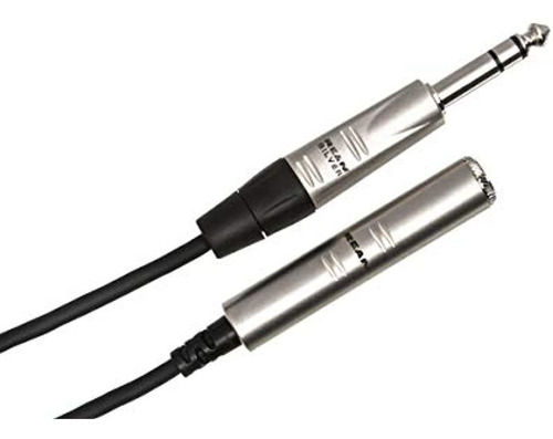 Hosa Hxss-010 Rean 1/4  Trs A 1/4  Trs Pro Cable De Extensió