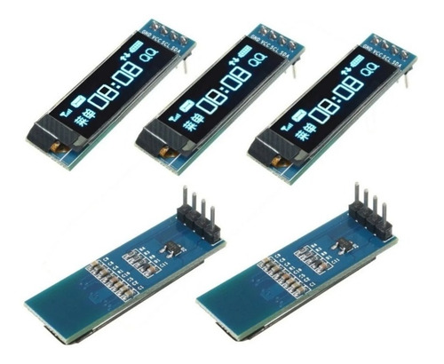 Imagen 2 de 4 de Display Oled 128x32 0.91 I2c Ssd1306