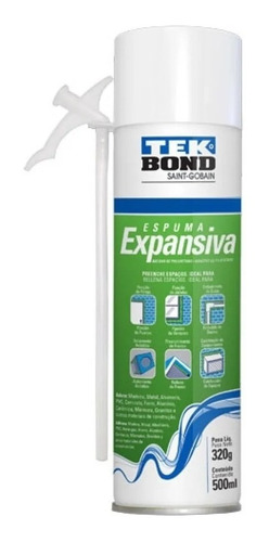 Sellador Expansivo Espuma De Poliuretano Tekbond 320g 500ml