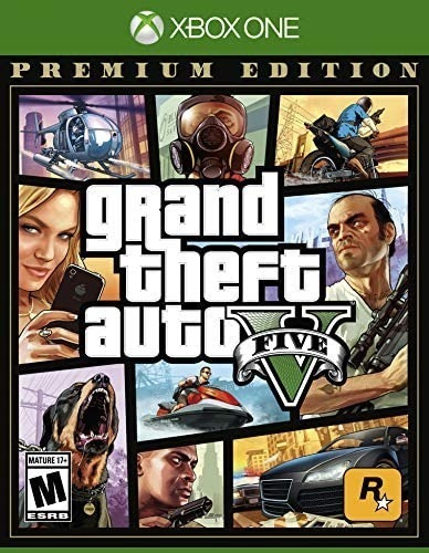 Grand Theft Autov Premium Edition Código 25 Dígitos Xbox One
