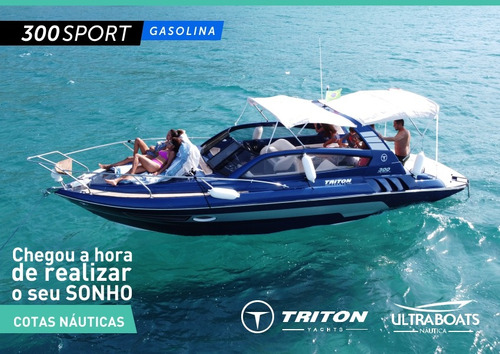 Lancha Triton 300 Sport || Zero || Em Cotas