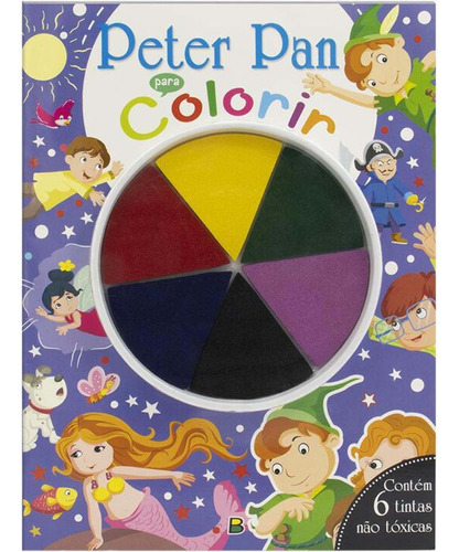 Libro Dedinhos Em Acao! Peter Pan Para Colorir De Brijbasi A
