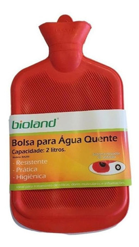 Bolsa De Água Térmica Para Compressa Bioland 2 Litros Anvisa