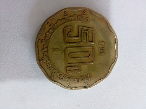Monedas Con Error De Año, 50 Ctvs 1987 (Usado)