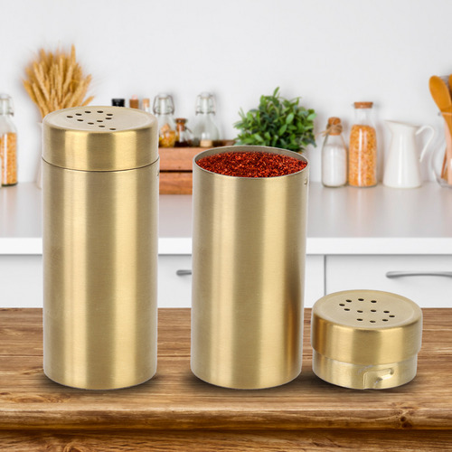 Tarro Para Condimentos, 2 Piezas, Cocina Doméstica, Acero In
