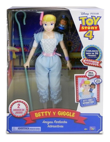 Muñeca Betty Pastorcita Y Giggle Habla Toy Story 4 Original