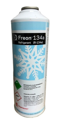 Lata Gas Refrigerante Dupont Freon R134 A 750g Chemours