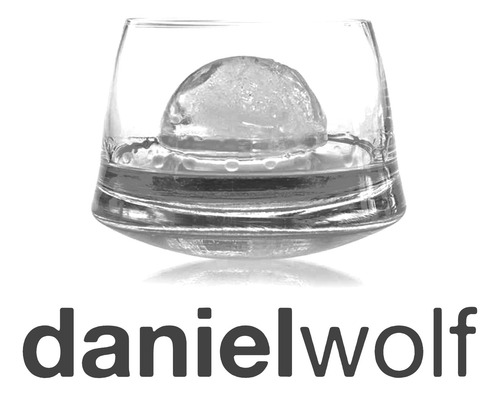 Vaso Snifter Cognac Whisky Molde Iceball Diseño Mareado Wolf Cristal