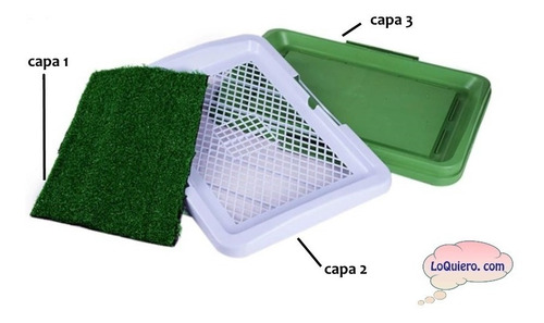Tapete Grama Artificial Para Perros Cachorros 47 Cm