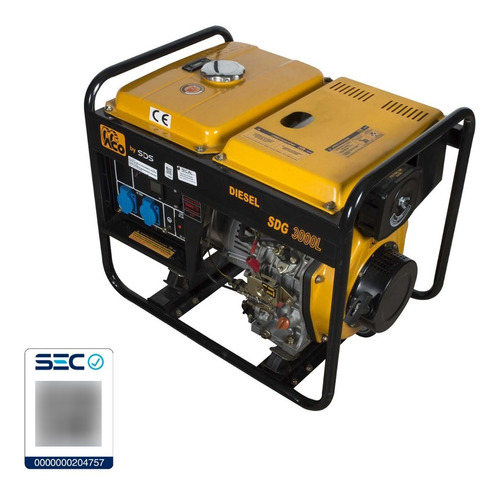 Generador Diesel 2.8kw Sdg3000l//maquinariacyj