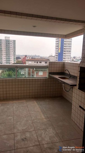 Apartamento Com 3 Dorms, Aviação, Praia Grande - R$ 450 Mil, Cod: 36 - V36