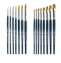 Comprar Set De 15 Pinceles Redondos Y Chatos Sinteticos Giotto  