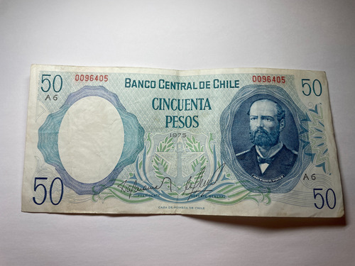 Chile Billete 50 Pesos 1975