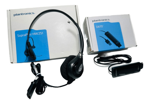Plantronics Hw251n Headset Hw251 Cable Qd, Modulo Da70 Usb