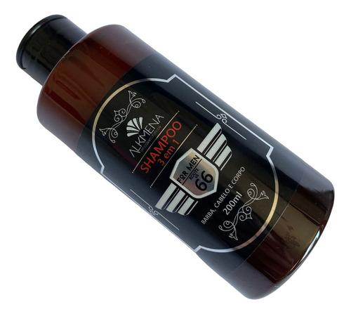 Shampoo Masculino 3x1, Barba, Cabelo E Corpo For Men
