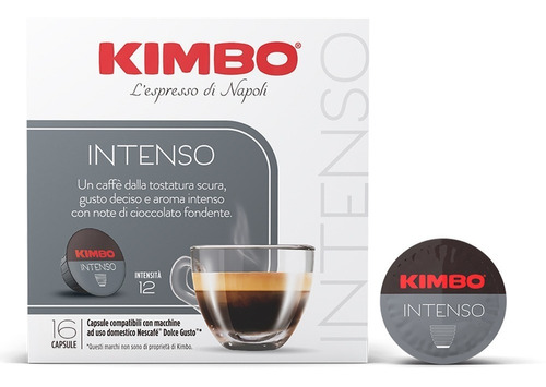Café Italiano Kimbo Intenso Cápsulas Compatibles Dg
