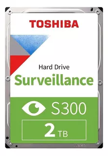 Disco Duro Toshiba Surveillance S300, 2tb Sata 6.0gb/s