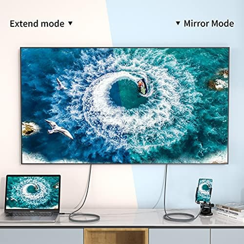 Cable Leirui Usb C A Hdmi 4k 60 Hz 10 Pies Thunderbolt A Hdm