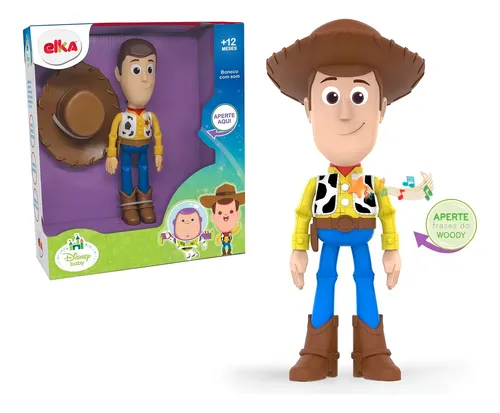 Muñeca de Woody Toy Story con sonido que dice frases - Elka