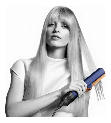 Alisador Chapinha Dyson Airstrait Prussian Blue Cor Azul 220v