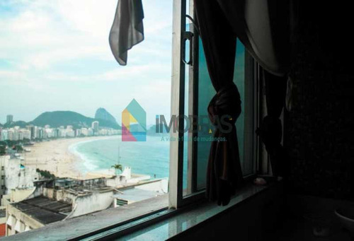 Imagem 2 de 15 de Apartamento Em Copacabana Na Beira Mar, Com Vista Frontal Mar Com 4 Vagas De Garagem!!! - Cpap50005
