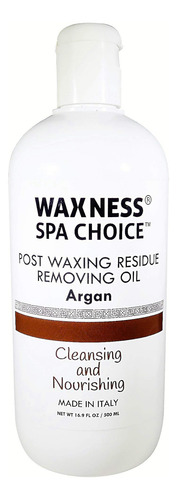 Aceite Eliminador Residuos Post Depilación Waxness Spa Argán