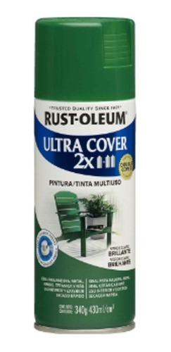 Pintura Aerosol Ultra Cover Rust Oleum Color Verde Claro