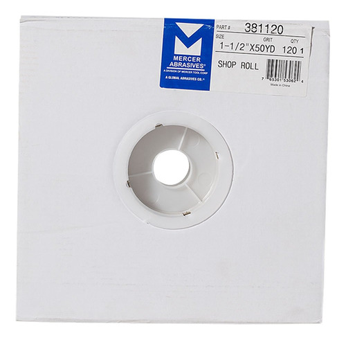 Mercer Industries 381100100 Rollo De Papel De Lija.