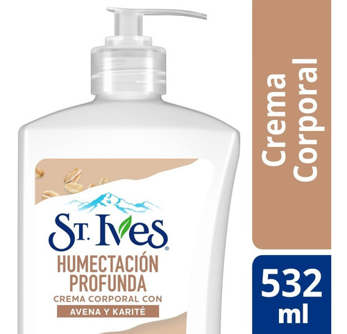 Crema Corporal St.ives Avena Y Karite X 532 Ml