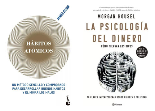 Libro Hábitos Atómicos + La Psicología Del Dinero
