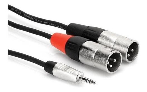 Hosa Technology 3 3.5mm Trs Para Dual Xlr3m 24 Awg Pro