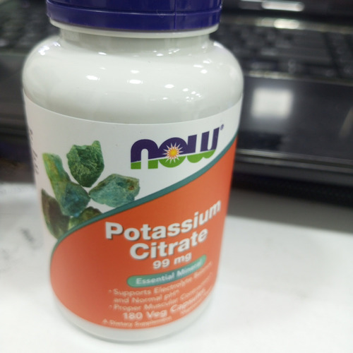 Potasio De Citrato 99mg 180 Capsulas