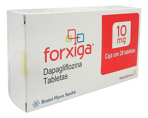 Forxiga (dapagliflozina) 10mg Con 28 Tabletas De Patente