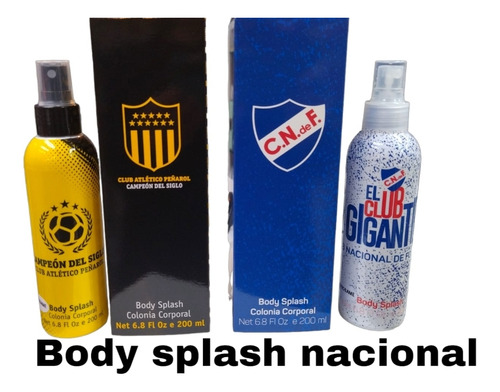 Colonia Corporal Nacional Peñarol Body Splash 200ml