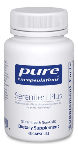 Sereniten Plus Pure Encapsulations 45 Cápsulas