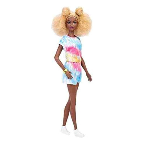 Barbie Fashionista Afro Rubia 180 -tma+