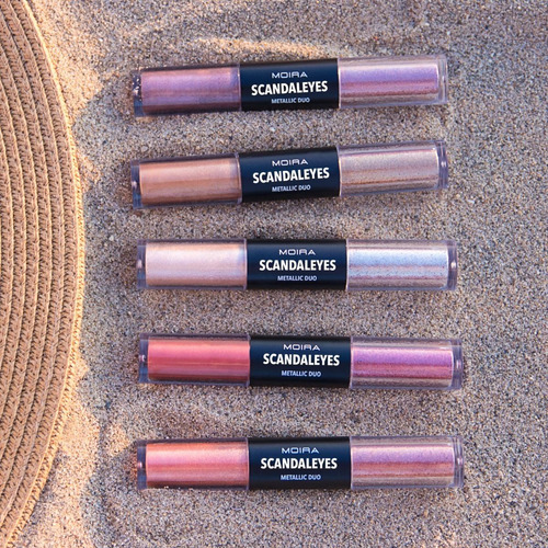 Sombra Moira Cosmetics Metalic Duo K-beauty Color Mambo Vs Samba
