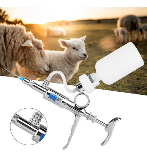 Jeringa Continua Inyector De Micelio Veterinario Ajustable W