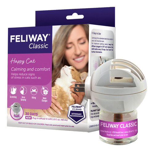 Ceva Feliway Difusor Enchufable Para Gatos, Purpura